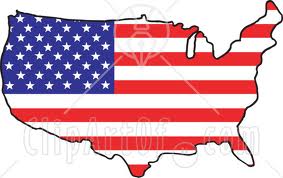 Map US Flag